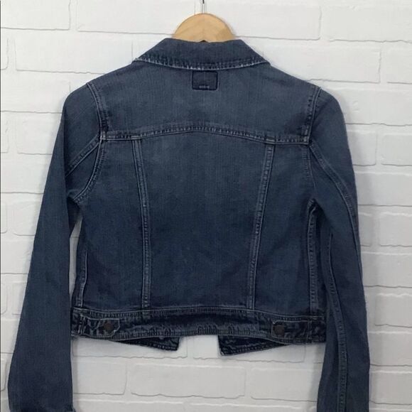 american eagle outfitters jeans denim jacket blue casual Streetwear Small - Picture 2 of 8